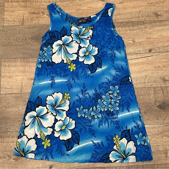 ROUNDY BAY Women’s Shift Dress Size L Hawaiian Resort Swim Cover Up Vacation - Picture 1 of 6